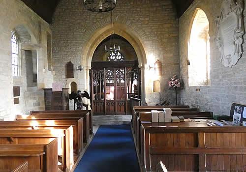 Photo Gallery Image - Interior of Holy Cross, Weston Bampfylde